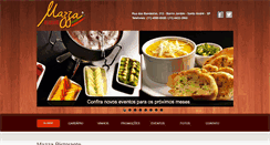 Desktop Screenshot of mazzaristorante.com.br